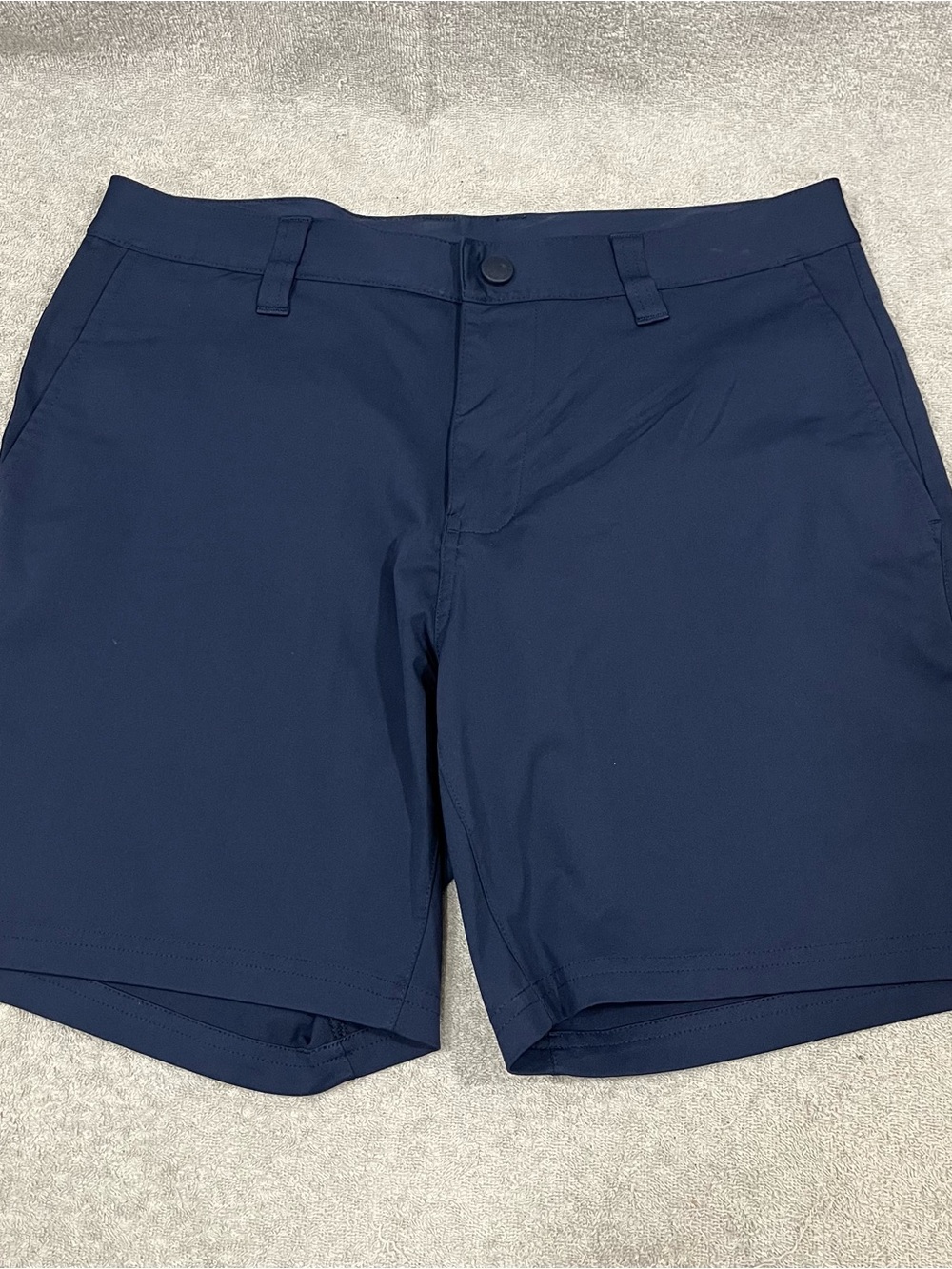 Rhone Shorts Mens 30 Blue Commuter Performance Stretch Chino Travel 7” Inseam